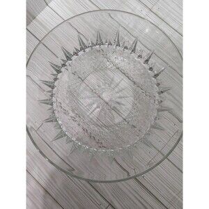 Vintage Diamond Starburst Patterned Brilliant Cut French Arcoroc Luninarc Bowl